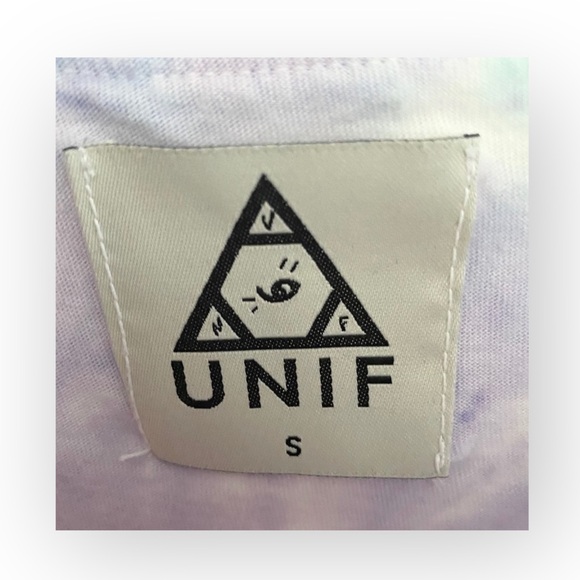 HTF: new UNIF ☮︎︎ Emoji You Suck Muscle Tee T Shirt ☮︎︎ Pastel Tie Dye ☮︎︎ Small - Picture 7 of 14